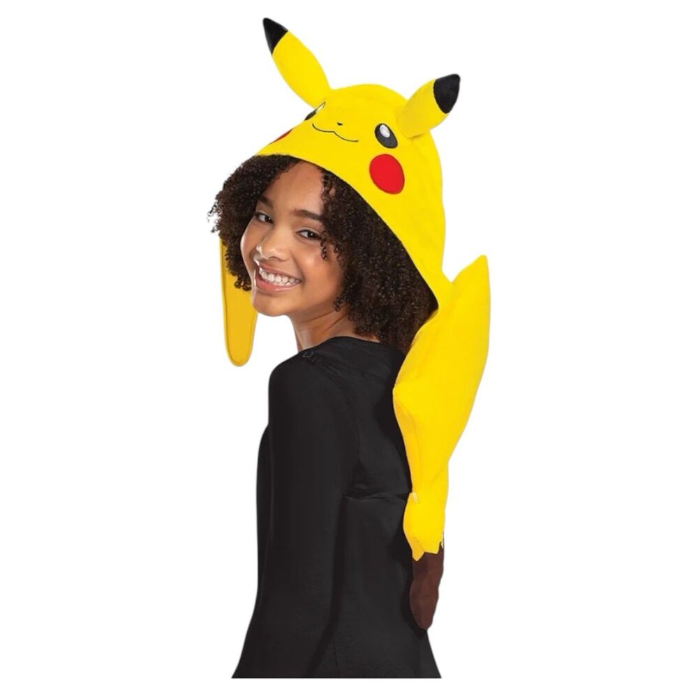 Adult Pokemon Pikachu Costume Accessory Kit Headpiece & Tail - Picture 7 of 7